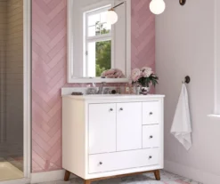 DHP Atwater Living Delias Bathroom Vanity With White Sink -Furniture Specialty Shop 810610514 B0 5