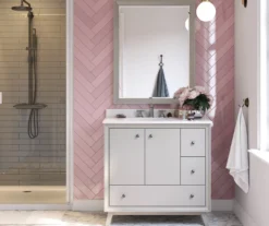 DHP Atwater Living Delias Bathroom Vanity With White Sink -Furniture Specialty Shop 810610515 B0 3