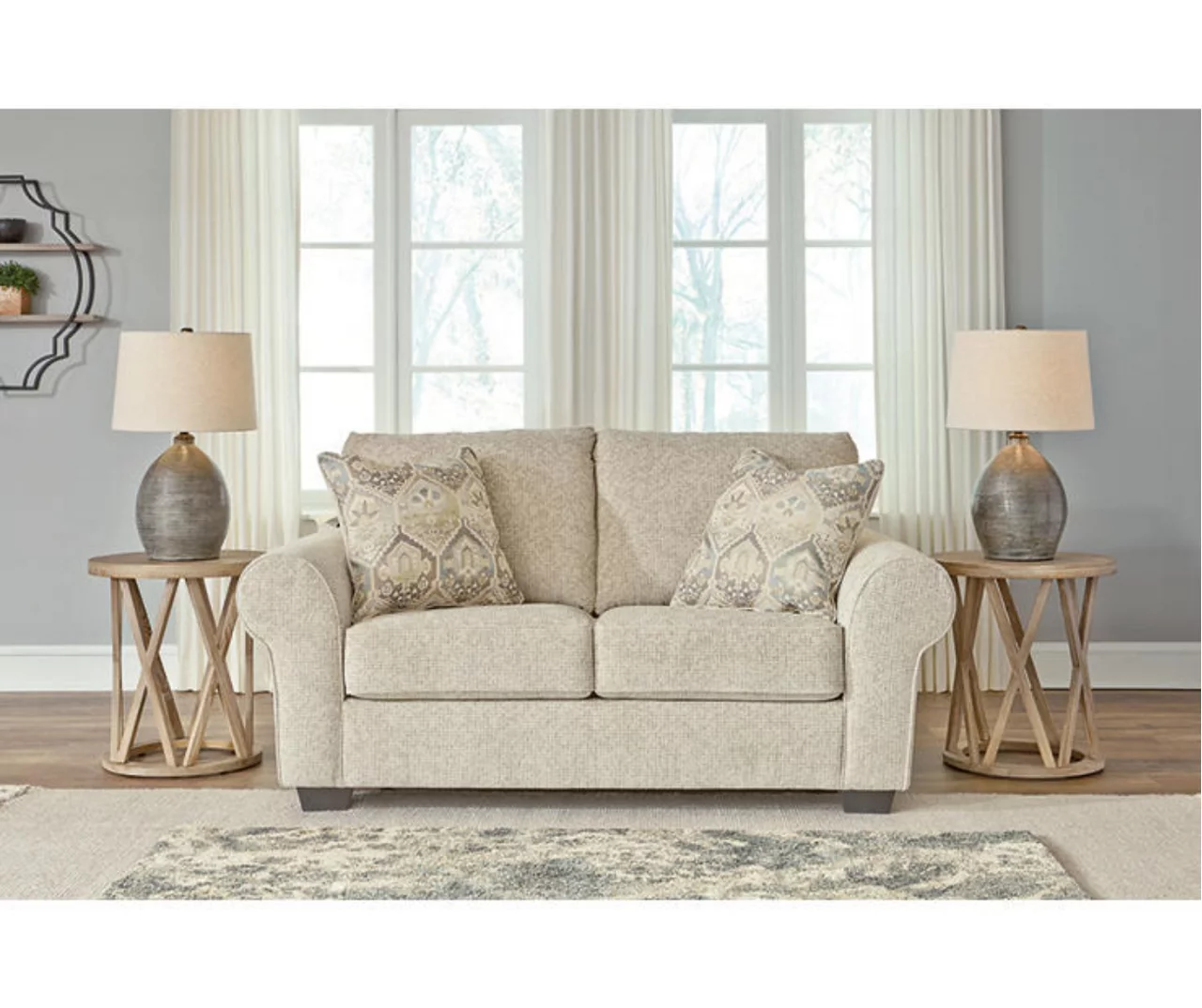 Haisley Ivory Loveseat 8 Haisley Ivory Loveseat - Image 6