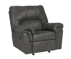 Bladen Slate Faux Leather Rocker Recliner -Furniture Specialty Shop 810612227 3