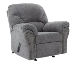 Allmaxx Gray Rocker Recliner -Furniture Specialty Shop 810612258 1