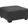 Ambee Gray Oversize Accent Ottoman -Furniture Specialty Shop 810612262 1