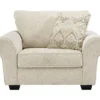 Haisley Ivory Chair And A Half 1 Haisley Ivory Chair And A Half -Furniture Specialty Shop 810612306 3
