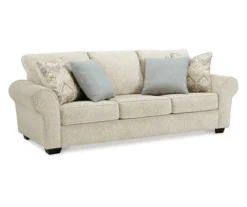 Haisley Ivory Queen Sleeper Sofa -Furniture Specialty Shop 810612307 1