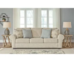 Haisley Ivory Queen Sleeper Sofa -Furniture Specialty Shop 810612307 3
