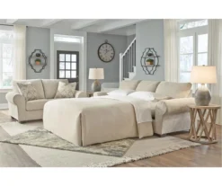 Haisley Ivory Queen Sleeper Sofa -Furniture Specialty Shop 810612307 6