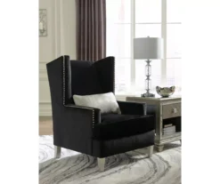 Harriotte Black Accent Chair -Furniture Specialty Shop 810612309 1