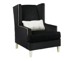 Harriotte Black Accent Chair -Furniture Specialty Shop 810612309