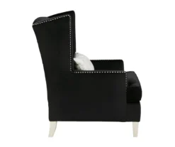 Harriotte Black Accent Chair -Furniture Specialty Shop 810612309 4