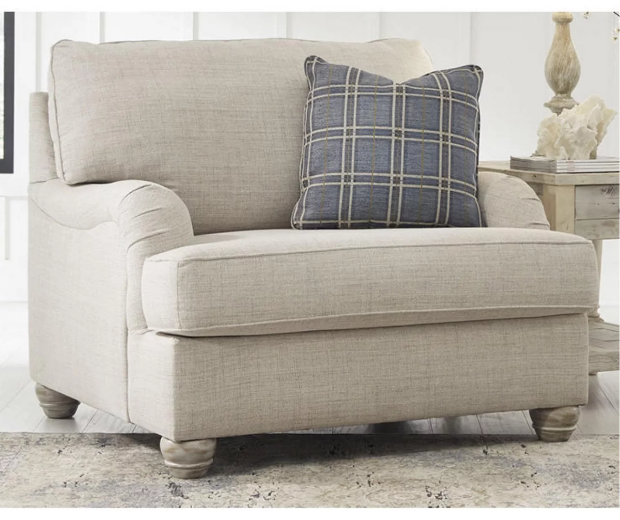 Traemore Linen Chair And A Half 4 Traemore Linen Chair And A Half - Image 2