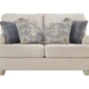 Traemore Linen Loveseat -Furniture Specialty Shop 810612377 1