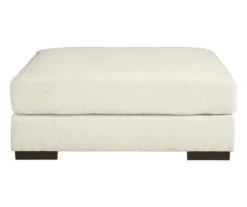 Zada White Oversize Accent Ottoman -Furniture Specialty Shop 810612391 2