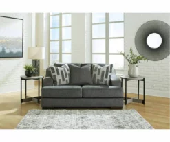 Lessinger Gray Loveseat 11 Lessinger Gray Loveseat -Furniture Specialty Shop 810612401 5