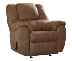 McGann Saddle Faux Leather Rocker Recliner -Furniture Specialty Shop 810612511 A0 2