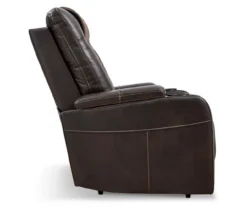 Composer Brown Faux Leather Power Recliner 18 Composer Brown Faux Leather Power Recliner -Furniture Specialty Shop 810612553 12