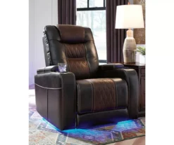 Composer Brown Faux Leather Power Recliner 13 Composer Brown Faux Leather Power Recliner -Furniture Specialty Shop 810612553 2