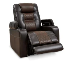 Composer Brown Faux Leather Power Recliner 17 Composer Brown Faux Leather Power Recliner -Furniture Specialty Shop 810612553 6