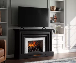 53.5" Black Petite Grand Electric Fireplace Console -Furniture Specialty Shop 810617767 B0 3