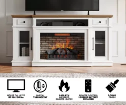 73.5" Castillo Electric Fireplace Console -Furniture Specialty Shop 810617768 M7