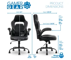 White & Black Faux Leather Gaming Chair 25 White & Black Faux Leather Gaming Chair -Furniture Specialty Shop 810618952 A0 11