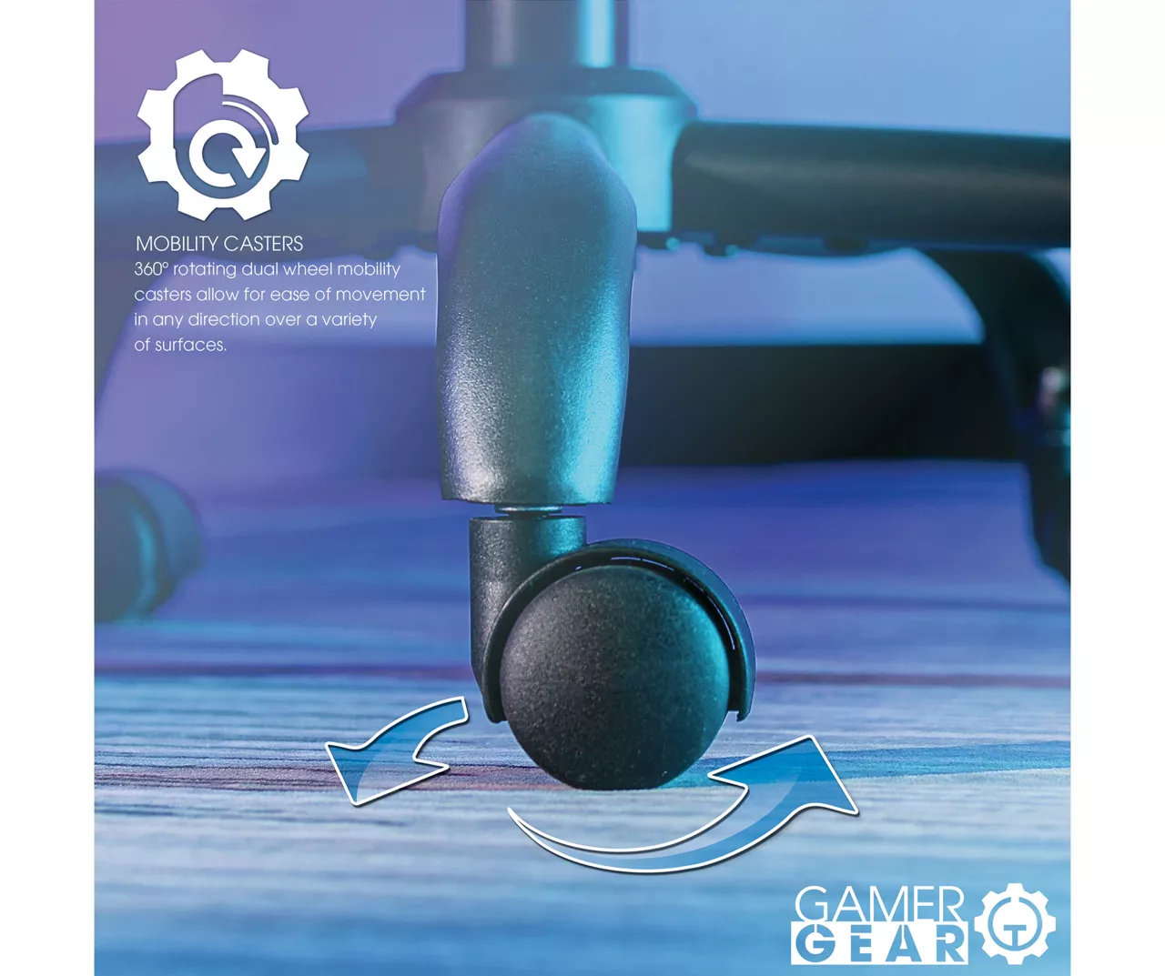 White & Black Faux Leather Gaming Chair 8 White & Black Faux Leather Gaming Chair - Image 6