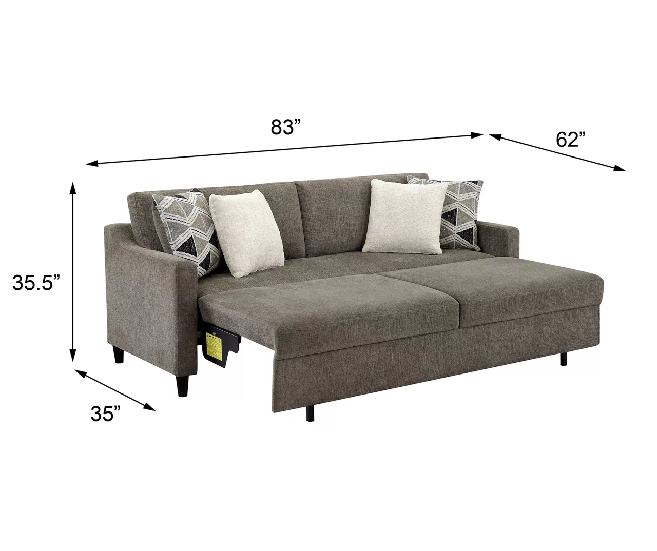 Stockton Convertible Sleeper Sofa 14 Stockton Convertible Sleeper Sofa - Image 12