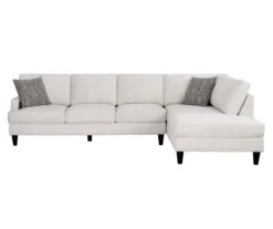 Broyhill Fresno Cream Sectional -Furniture Specialty Shop 810620600 810620622 A0 1