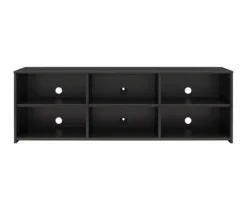 60" Capstan Black Oak TV Stand