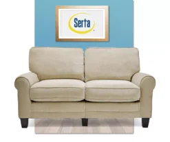 Copenhagen Tan Loveseat -Furniture Specialty Shop 810659210 A0 2