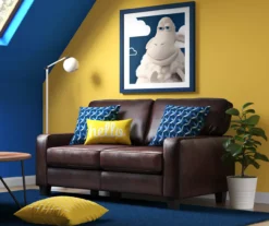 Palisades Chestnut Bonded Leather Loveseat -Furniture Specialty Shop 810659212 A0 5