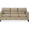 Tishen Pebble Sand Faux Leather Sofa -Furniture Specialty Shop 810669841 A0