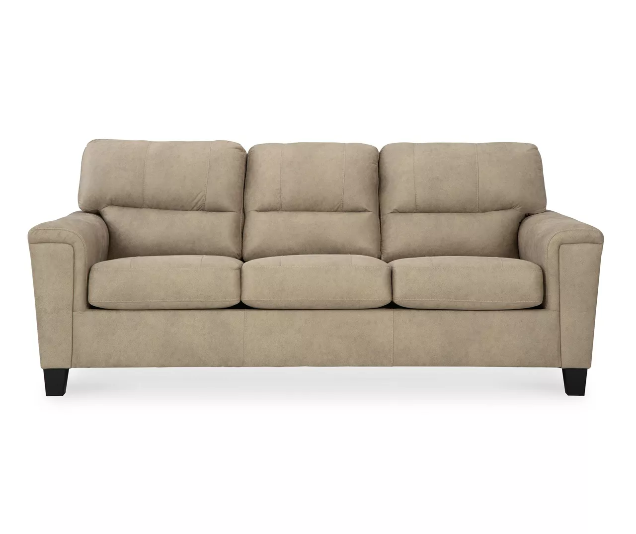 Tishen Pebble Sand Faux Leather Sofa 3 Tishen Pebble Sand Faux Leather Sofa