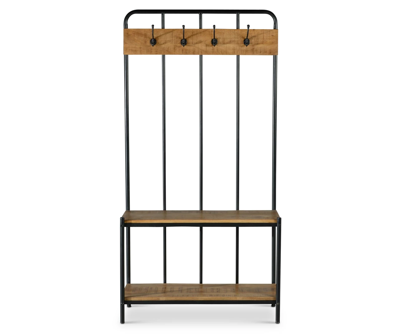 Camino Warm Honey 4-Hook Hall Tree 3 Camino Warm Honey 4-Hook Hall Tree