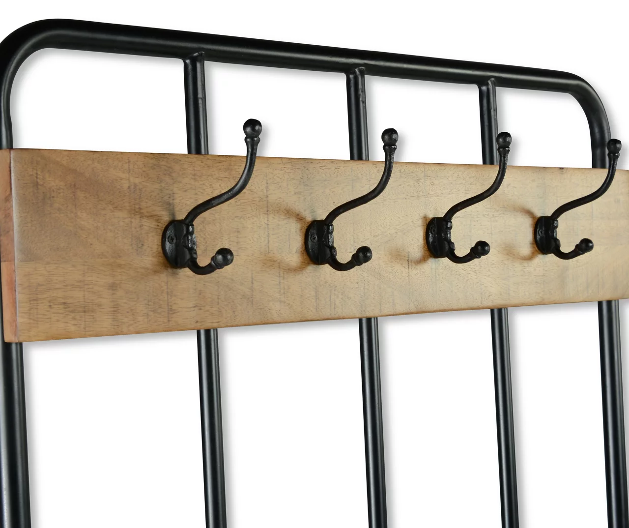 Camino Warm Honey 4-Hook Hall Tree 5 Camino Warm Honey 4-Hook Hall Tree - Image 3