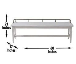 Pendleton Ivory Bench 13 Pendleton Ivory Bench -Furniture Specialty Shop 810680819 A7