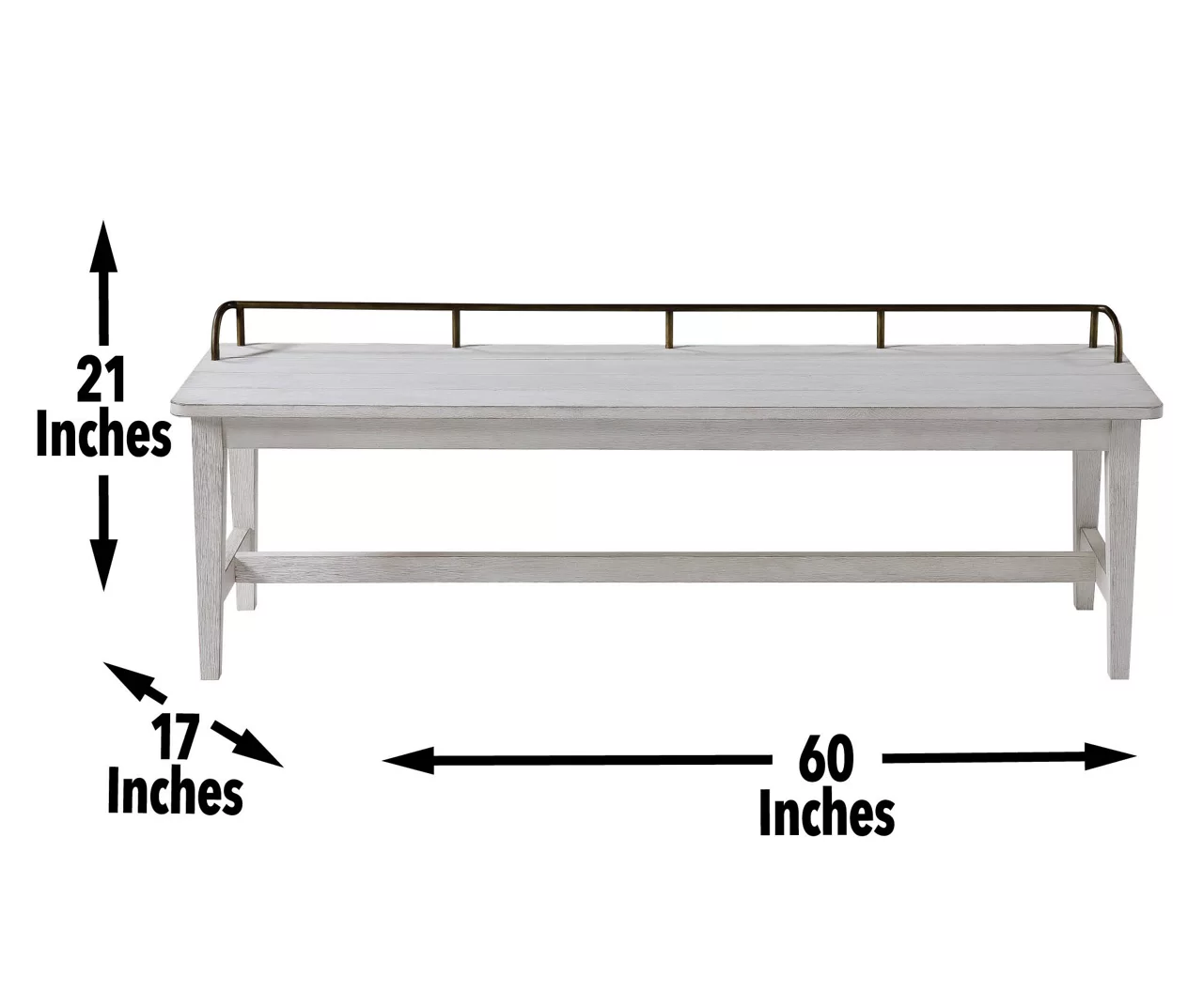 Pendleton Ivory Bench 8 Pendleton Ivory Bench - Image 6
