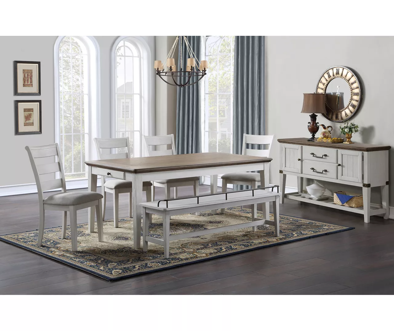 Pendleton Ivory Bench 6 Pendleton Ivory Bench - Image 4