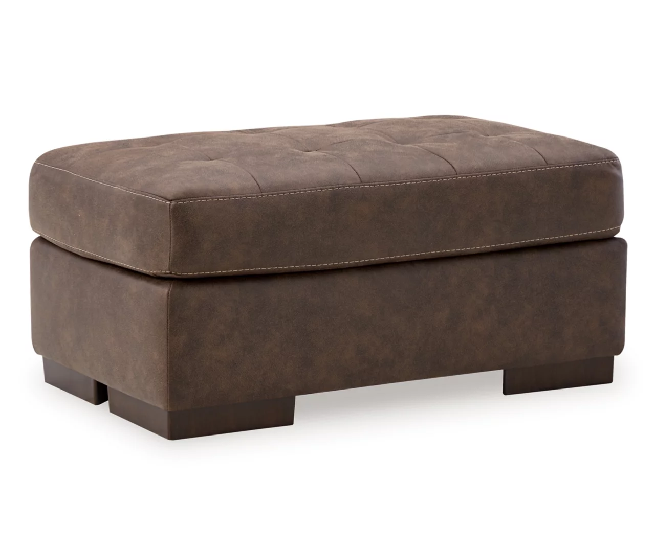 Signature Design By Ashley Maderla Faux Leather Ottoman 4 Signature Design By Ashley Maderla Faux Leather Ottoman - Image 2