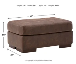 Signature Design By Ashley Maderla Faux Leather Ottoman 15 Signature Design By Ashley Maderla Faux Leather Ottoman -Furniture Specialty Shop 810697964 A8 1