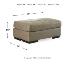 Signature Design By Ashley Maderla Faux Leather Ottoman 13 Signature Design By Ashley Maderla Faux Leather Ottoman -Furniture Specialty Shop 810697972 A8 1