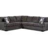 Real Living Dillon Charcoal Sectional Sofa -Furniture Specialty Shop combo710005