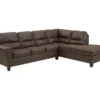 Signature Design By Ashley Navi Chestnut Faux Leather Sectional With Right-Facing Chaise 2 Signature Design By Ashley Navi Chestnut Faux Leather Sectional With Right-Facing Chaise -Furniture Specialty Shop combo760015