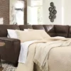 Signature Design By Ashley Navi Chestnut Faux Leather Sleeper Sectional With Right-Facing Chaise 1 Signature Design By Ashley Navi Chestnut Faux Leather Sleeper Sectional With Right-Facing Chaise -Furniture Specialty Shop combo760017