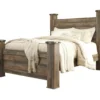 Signature Design By Ashley Trinell Queen Poster Bed -Furniture Specialty Shop combo780017