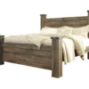 Signature Design By Ashley Trinell King Poster Bed -Furniture Specialty Shop combo780018