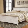 Signature Design By Ashley Willowton King Panel Bed -Furniture Specialty Shop combo780021