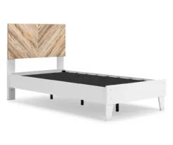 Signature Design By Ashley Piperton White Twin Panel Platform Bed -Furniture Specialty Shop combo790003 1