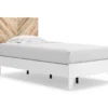 Signature Design By Ashley Piperton White Twin Panel Platform Bed -Furniture Specialty Shop combo790003