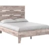 Signature Design By Ashley Neilsville Whitewash Full Panel Platform Bed -Furniture Specialty Shop combo790019