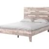 Signature Design By Ashley Neilsville Whitewash Queen Panel Platform Bed -Furniture Specialty Shop combo790025
